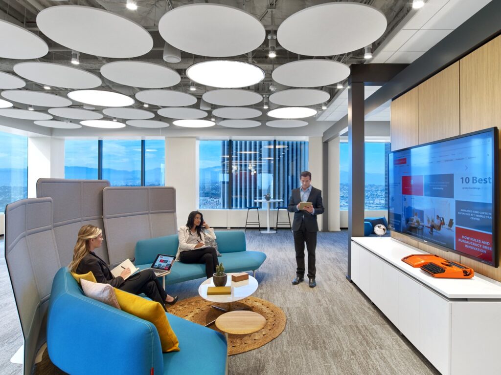 Haworth Showroom - Team Collaborating