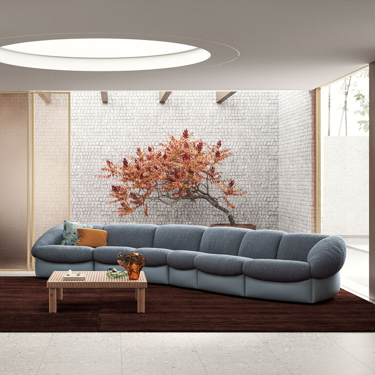 Image of Poltrona Frau sofa in living room